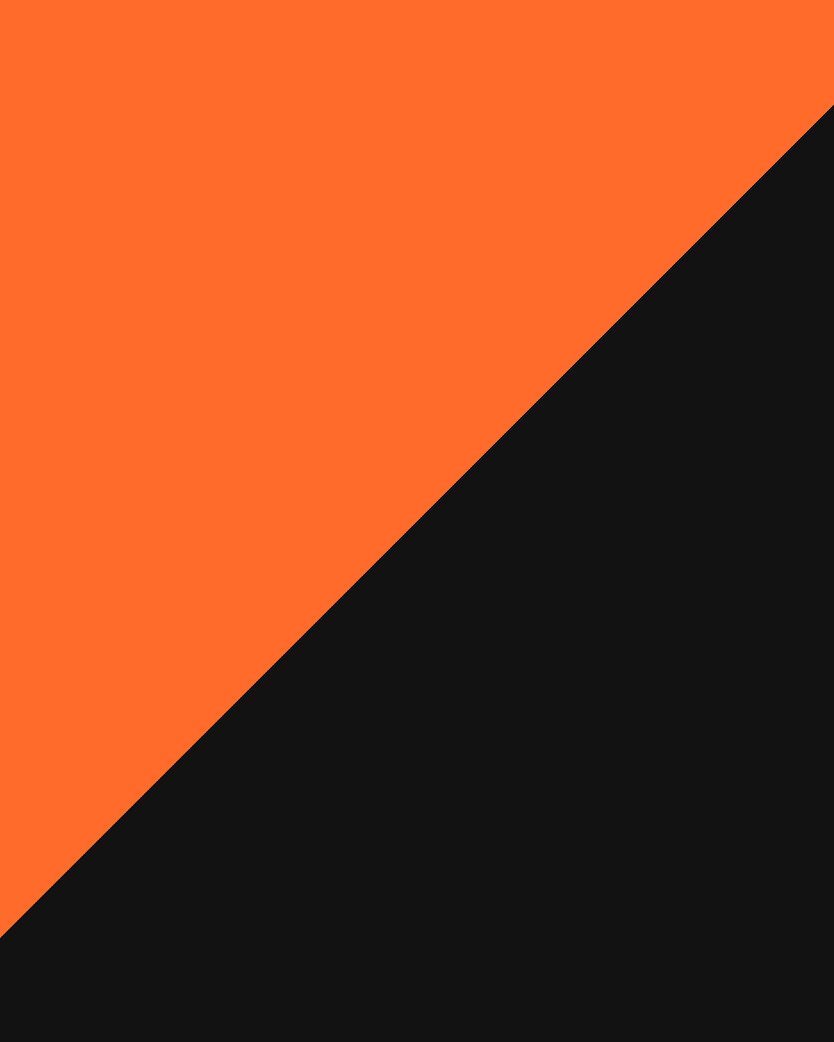 Orange Crush Cargo Skirt